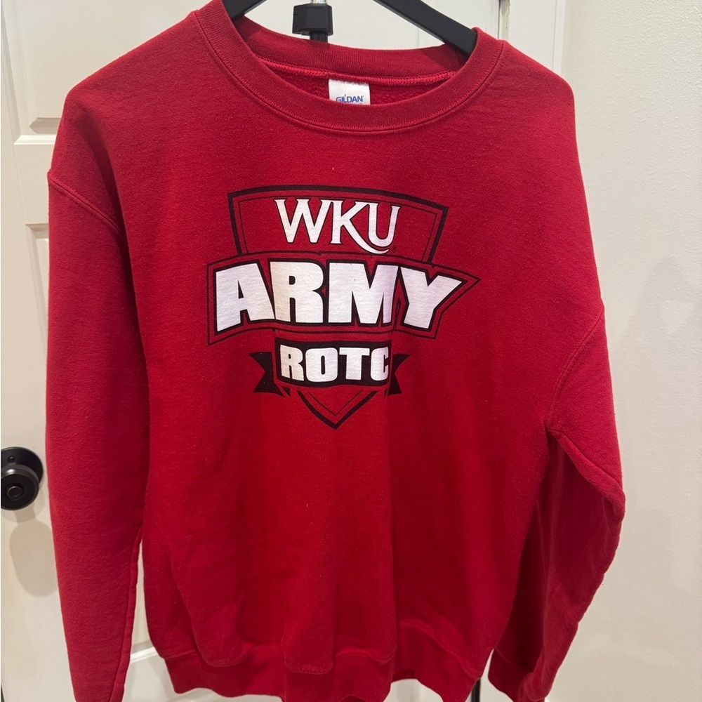 WKU Army ROTC  Red Heavy Blend Sweatshirt